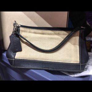 Coach canvas tote case.